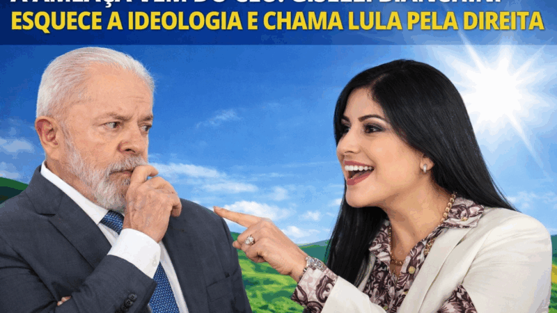 A ameaça vem do céu: Giselli Bianchini esquece a ideologia e chama Lula pela direita