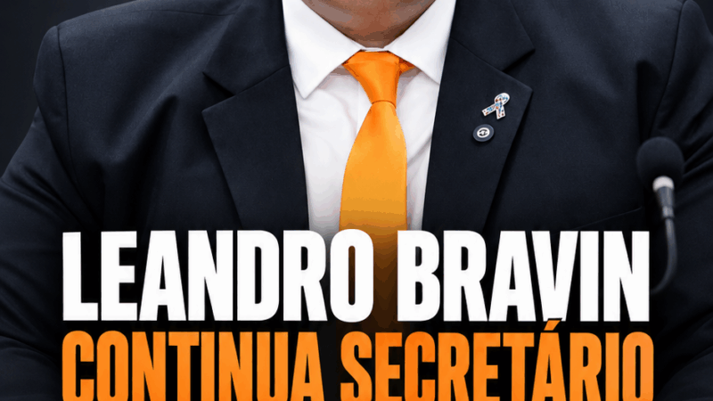 Leandro Bravin continua secretário e Guilherme Machado pode guardar os remédios para azia e dor de cabeça