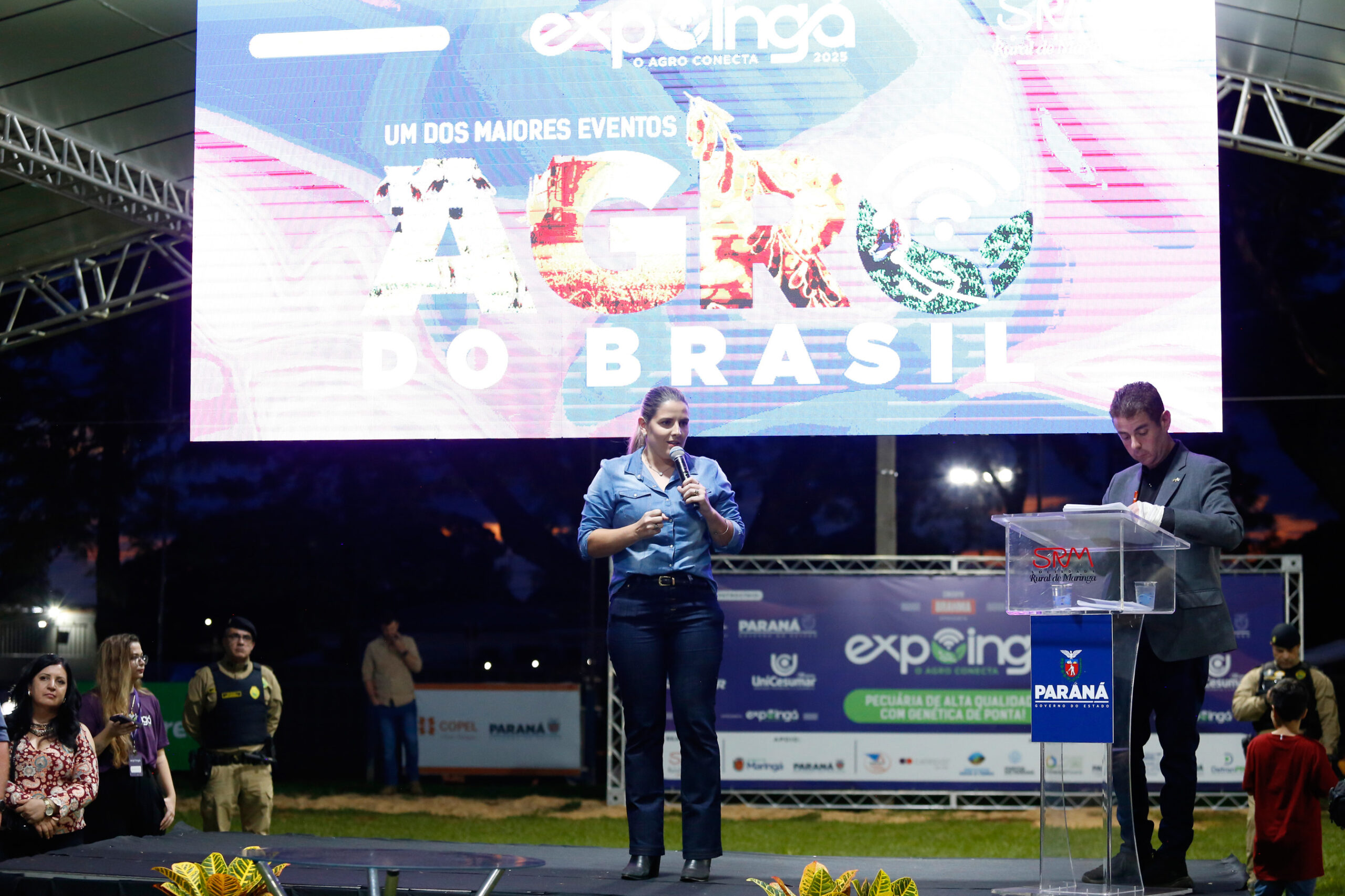 Presidente da Câmara, vereadora Majô participa da abertura oficial da 51ª Expoingá