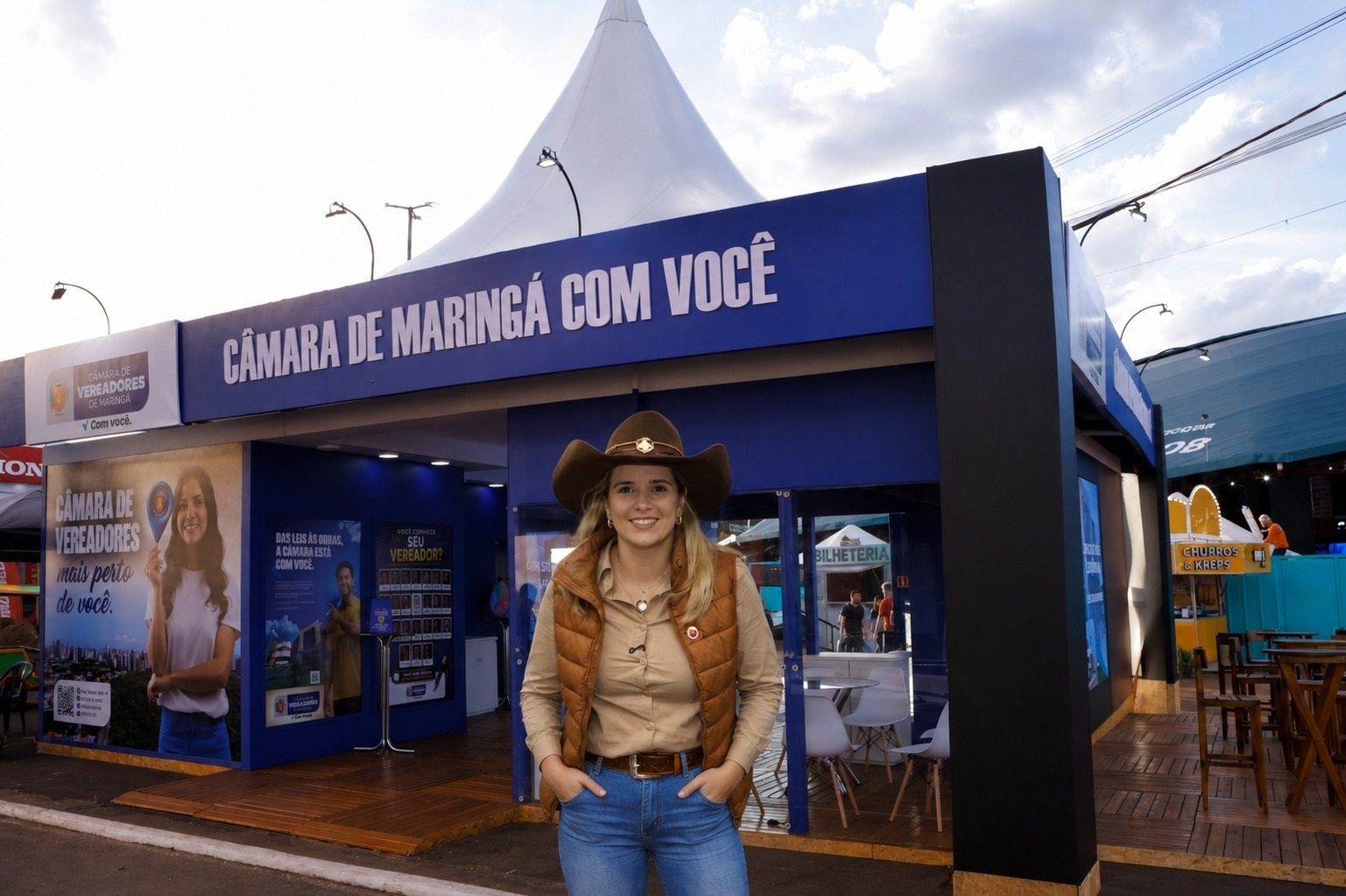 Majô encerra Expoingá 2026 com presença ativa e fortalecimento do projeto “Câmara mais perto de você”