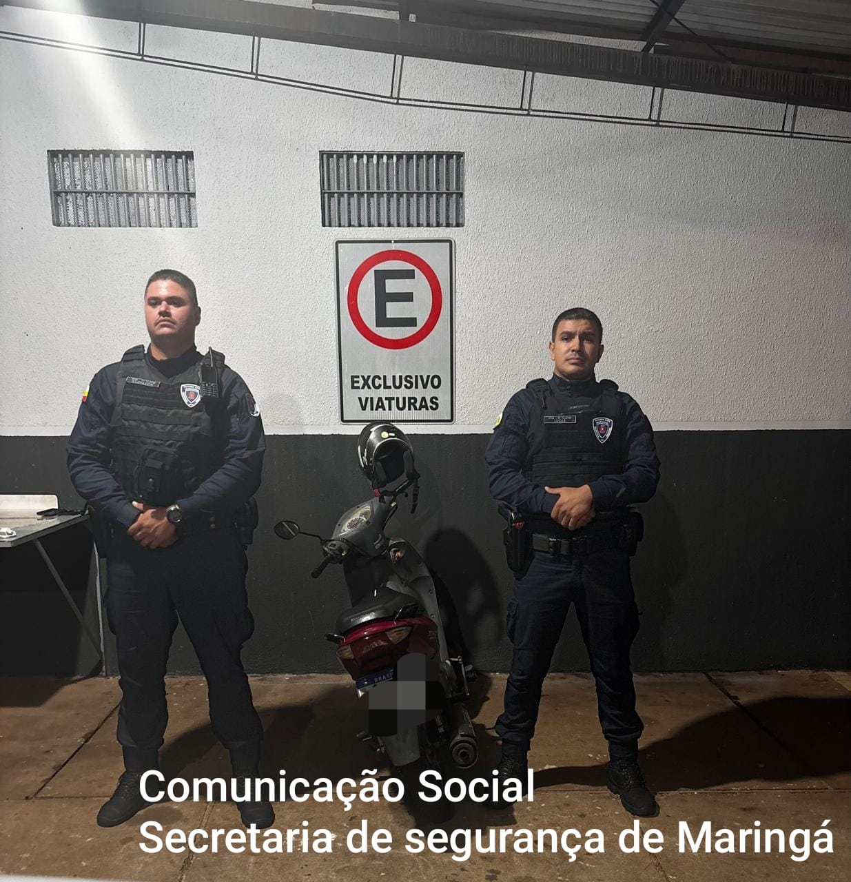 Abordagem precisa: GCM de Maringá localiza motocicleta de apropriação indébita neste domingo