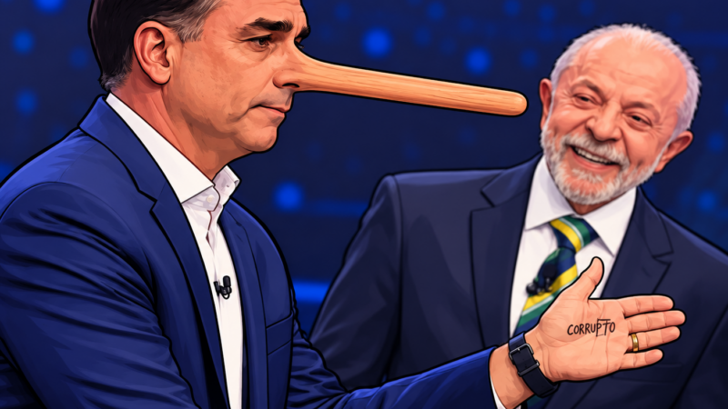Da segurança pública aos gastos do governo: as afirmações falsas de Flávio Bolsonaro no debate