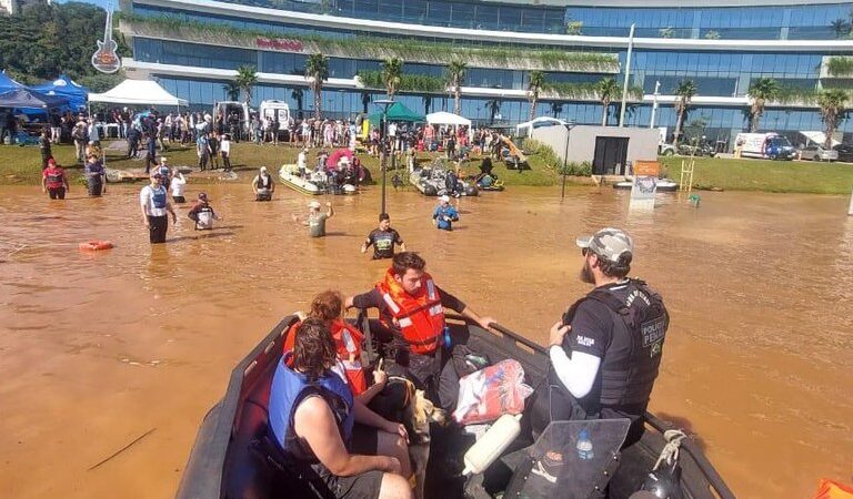 Número de resgatados no Rio Grande do Sul sobe para 46 mil