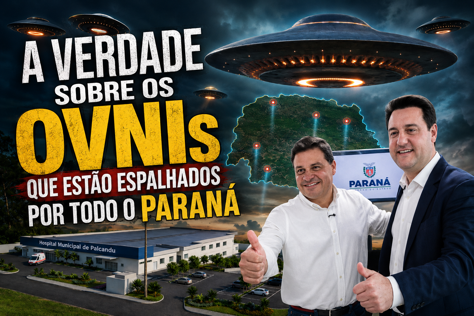 A verdade sobre os OVNIs que estão espalhados por todo o Paraná