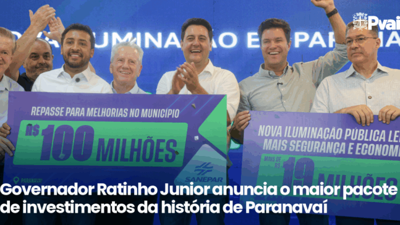 Ratinho Jr. em Paranavaí: A gafe que confessou como funciona a engrenagem do poder no Paraná