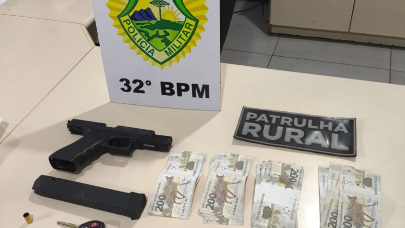 PM recupera Hilux furtada após tentativa de homicídio na zona rural de Mandaguaçu