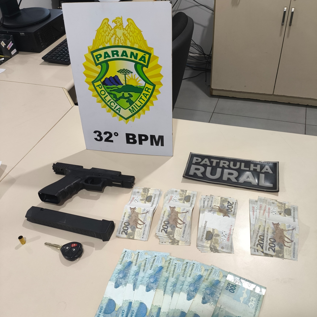 PM recupera Hilux furtada após tentativa de homicídio na zona rural de Mandaguaçu