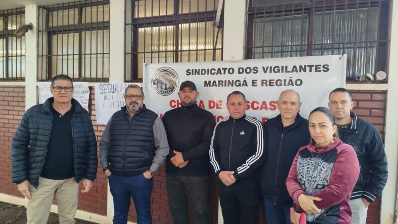 Vigilantes protestam em Maringá e dizem estar cansados das promessas da empresa e do Governo Ratinho Junior