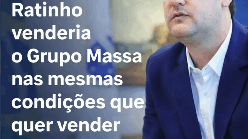 Ratinho venderia o Grupo Massa nas mesmas condições que quer vender a Celepar?