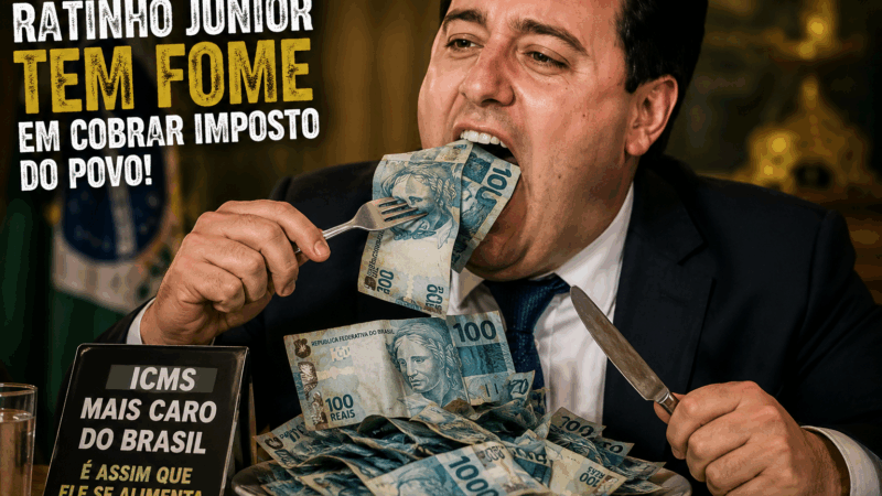 ICMS mais alto: governo Ratinho Junior faz o paranaense pagar mais imposto na conta de luz que SP, SC, RS e MS