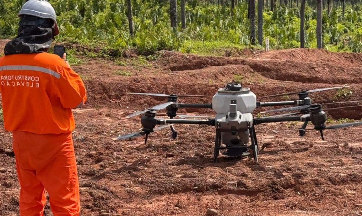 Drones e inteligência artificial aceleram recuperação ambiental em áreas da Amazônia