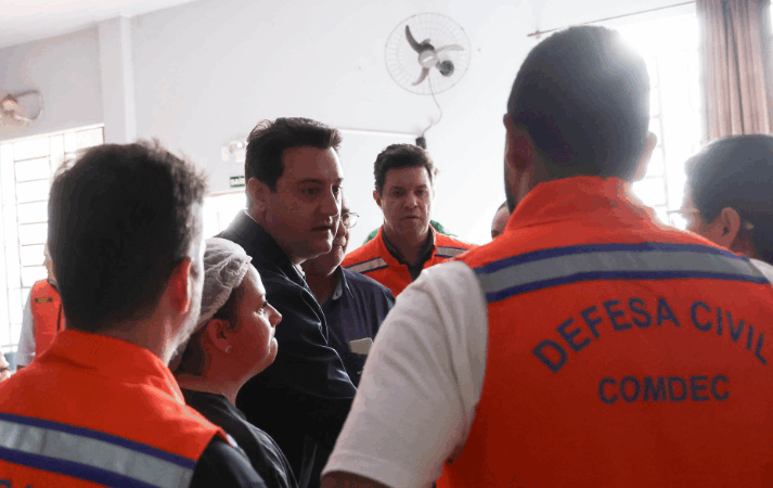 Ratinho Junior e Guto Silva fizeram feio em Rio Bonito: Apenas uma casa entregue após tornado!