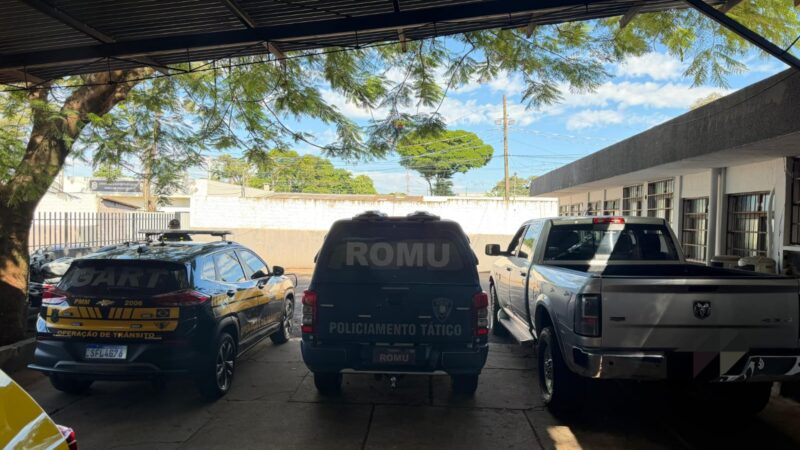 GCM de Maringá apreende caminhonete adulterada e identifica proprietário com mandado por estelionatoROMU
