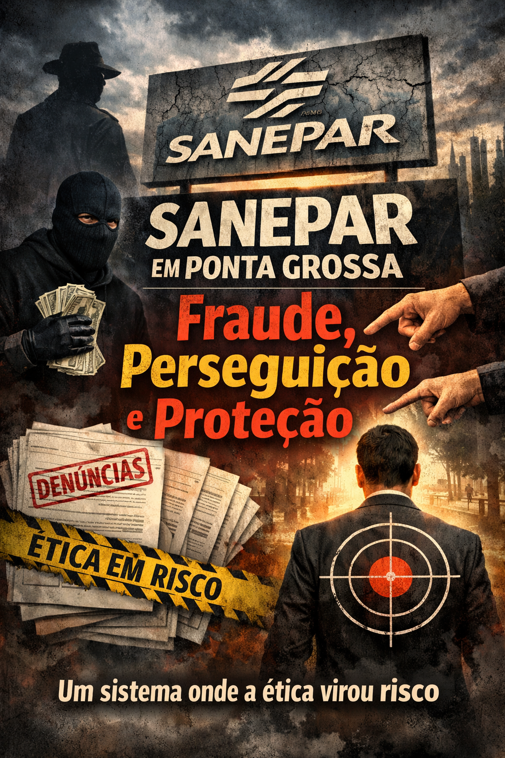 Sanepar em Ponta Grossa: denúncias de fraude, perseguição a servidor e suspeitas de proteção institucional revelam um sistema onde a ética virou risco