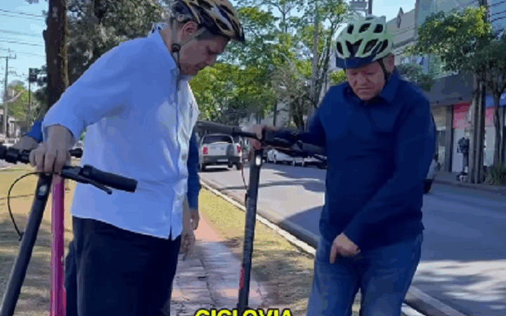 Gestão Silvio Barros e Sandra Jacovós inicia revitalização de ciclovias