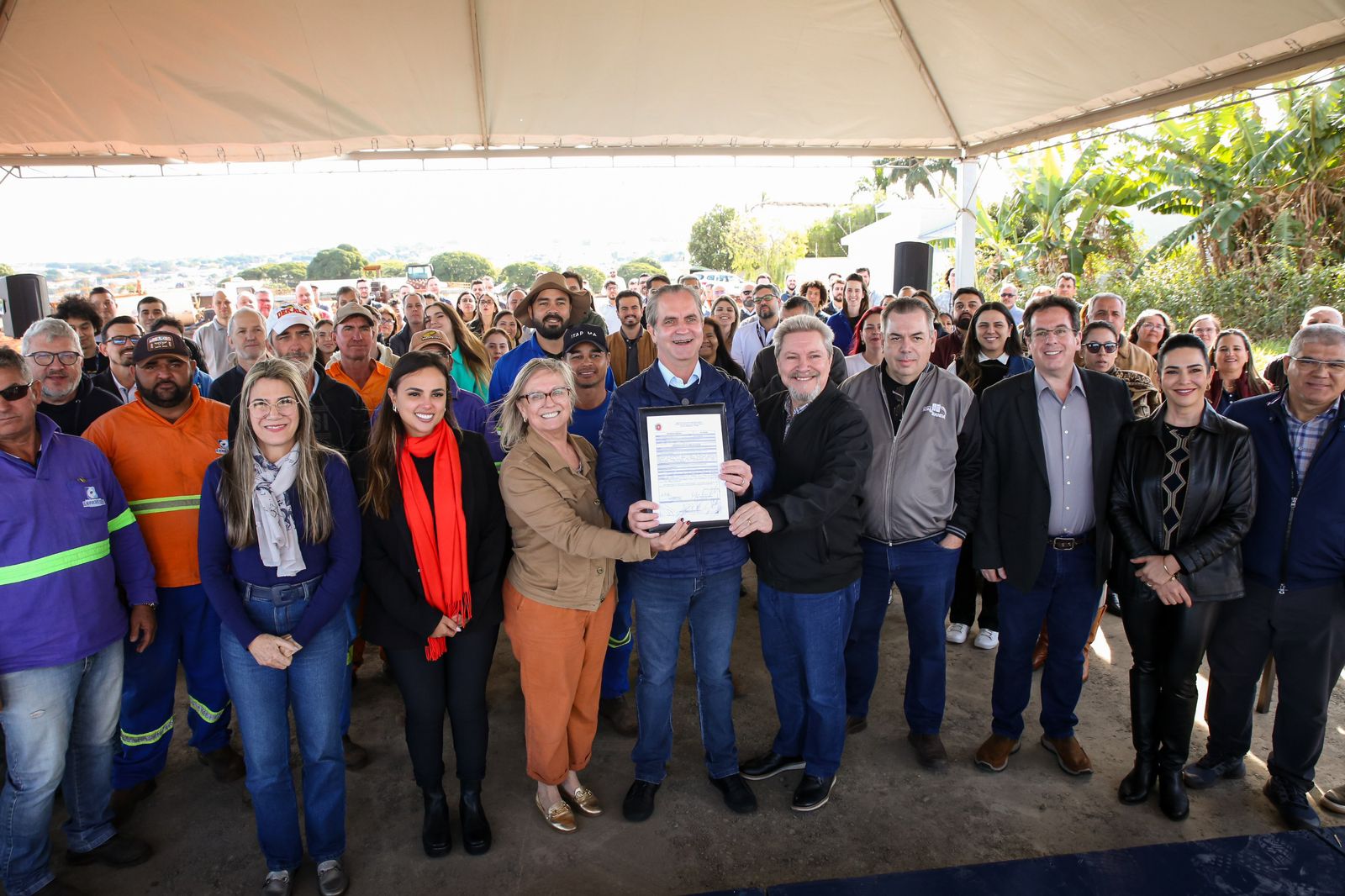 Gestão Ulisses Maia/Scabora assinou a ordem de serviço para a infraestrutura urbana do Parque de TI