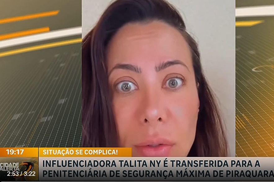 Influencer cai na real! Talita NY encarcerada em presídio de segurança máxima!
