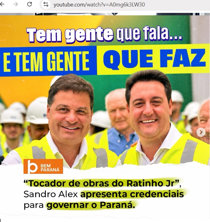 O “tocador de obras do Paraná” de 2026 terá o mesmo destino político do “tocador de obras de Maringá” de 2000?