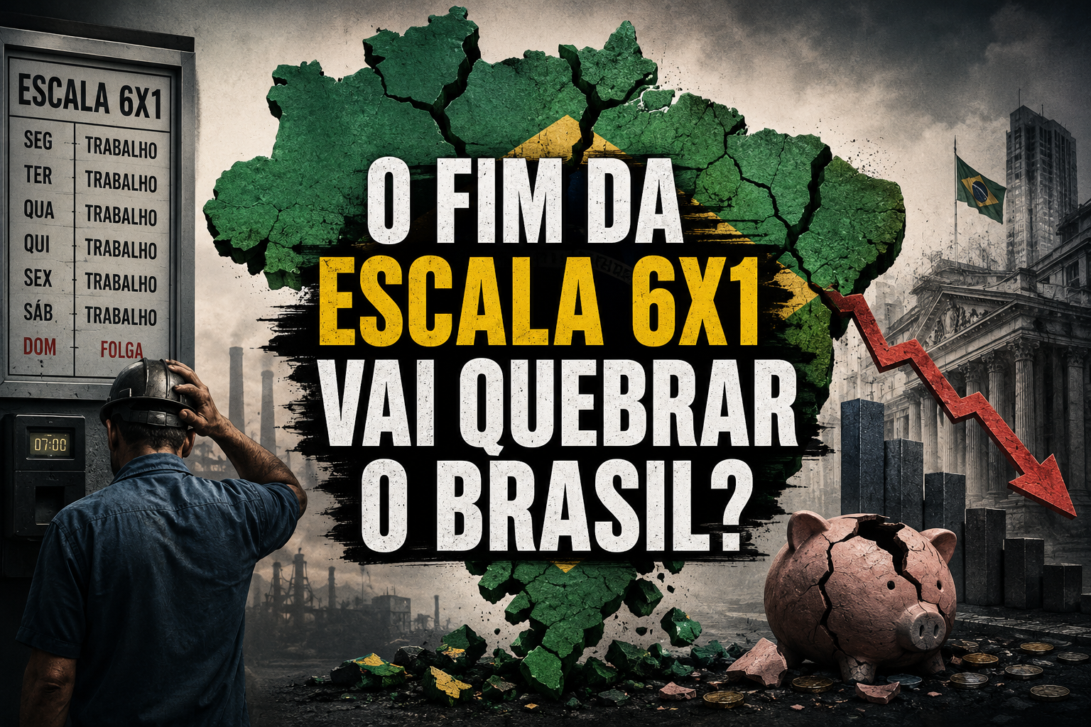 O fim da escala 6×1 vai quebrar o Brasil?