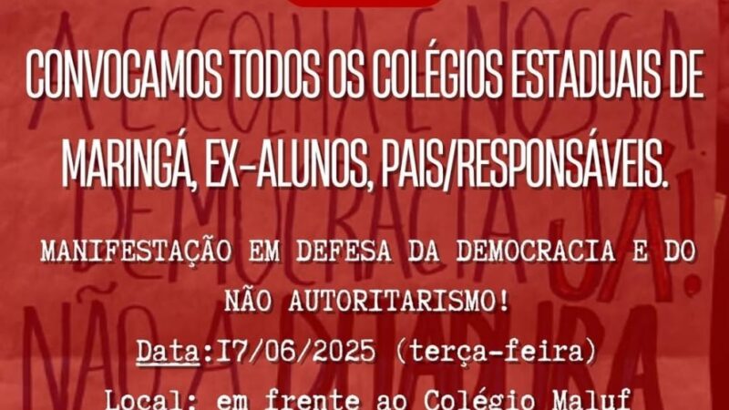 UMES e estudantes do Colégio Maluf se levantam contra autoritarismo e injustiça no afastamento de diretores