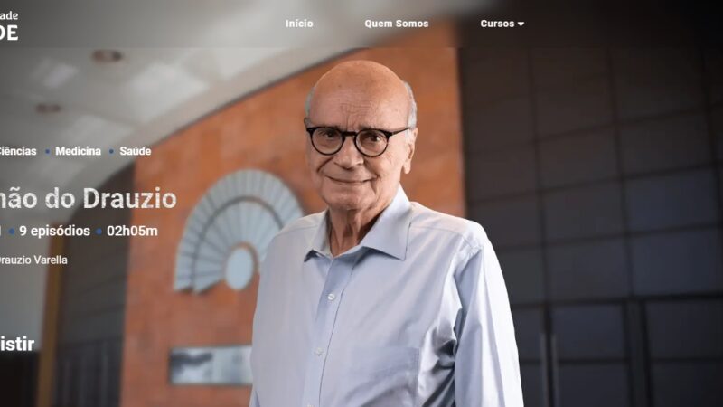 Em Curitiba, Drauzio Varella lança conteúdos on-line gratuitos em parceria com a Universidade Positivo