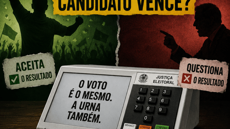 A urna só é confiável quando o meu candidato vence?