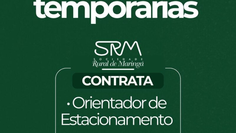Quer trabalhar já? Expoingá oferece contratação direta em Maringá