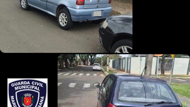 GCM de Maringá recupera dois veículos furtados em menos de 24 horas
