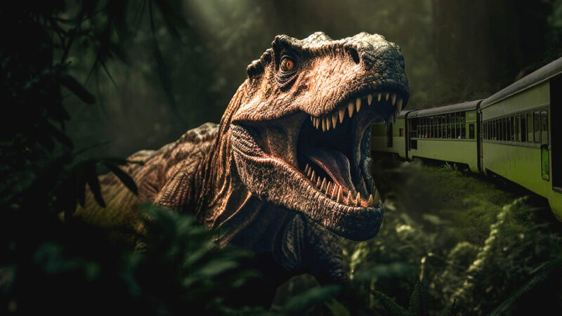 Expresso Jurássico: Curitiba recebe o primeiro trem temático de dinossauros do Brasil 