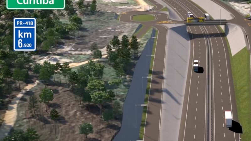 Máquinas na pista: Via Araucária começa as obras de duplicação do Lote 1