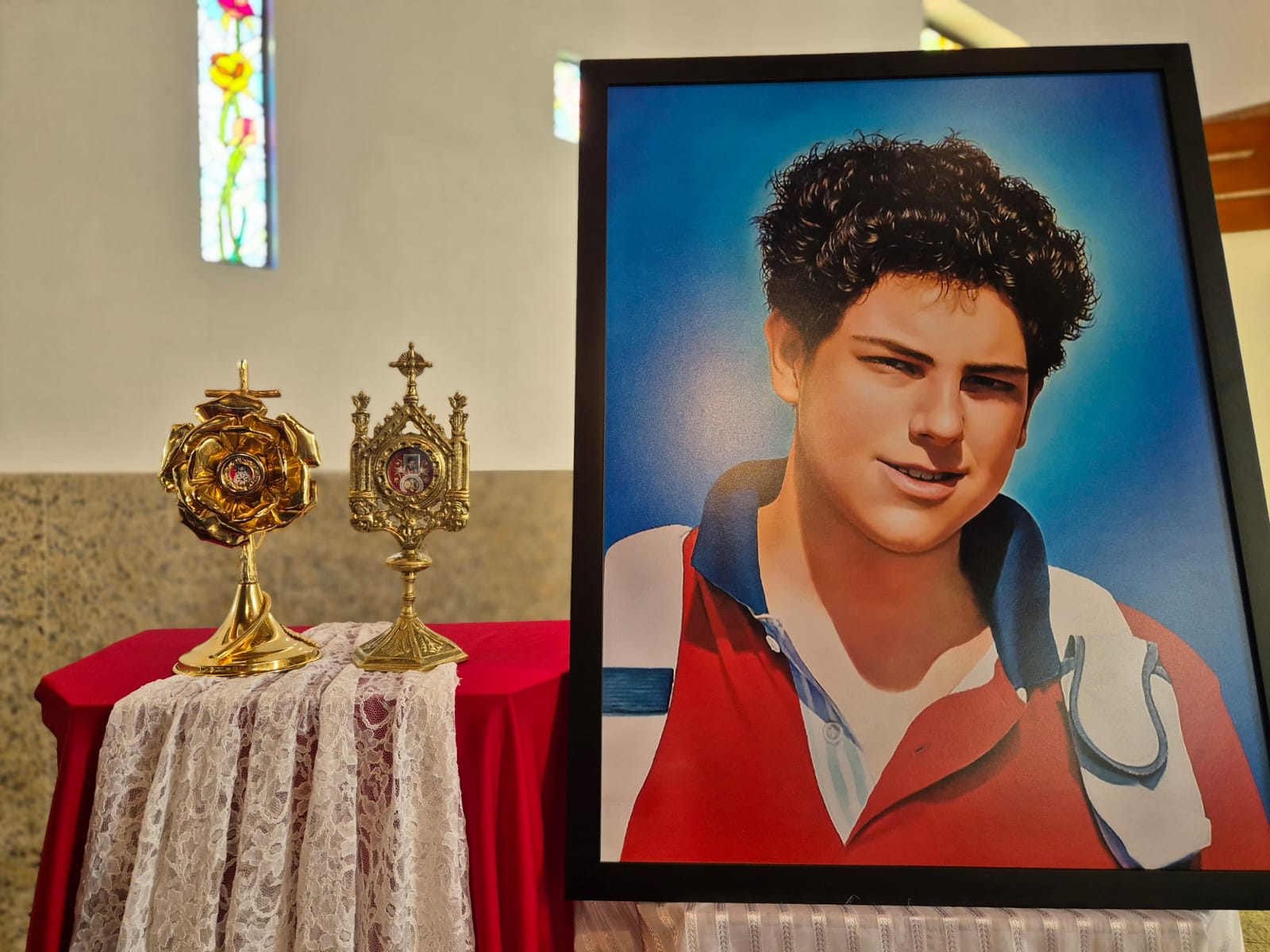 Santuário Santa Rita de Cássia, em Curitiba, recebe relíquia de beato Carlo Acutis nesta terça-feira (01/07)