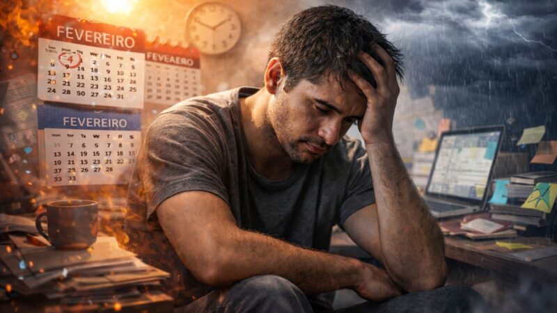 Fadiga emocional em fevereiro