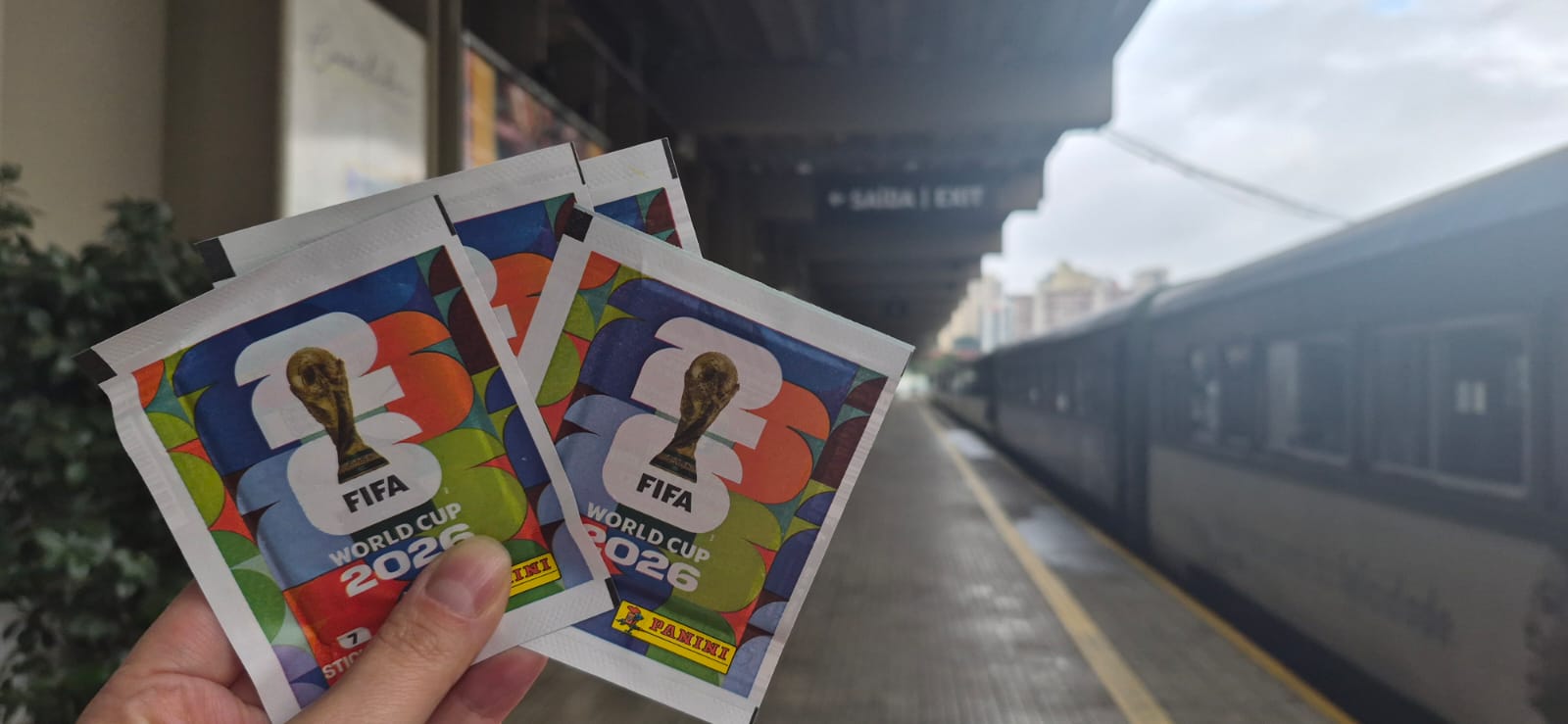 Estação de trem de Curitiba recebe evento oficial Panini de troca de figurinhas  