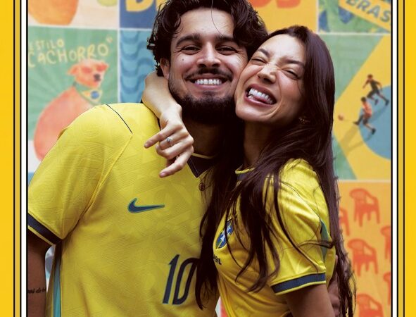 Cabine fotográfica une clima da Copa do Mundo e do Dia dos Namorados no City Center