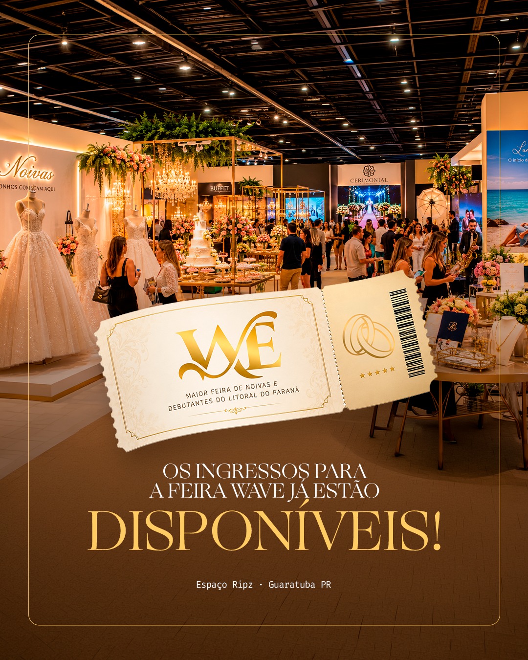 Wave terá casamento ao vivo, desfiles, shows e conteúdos especiais em Guaratuba