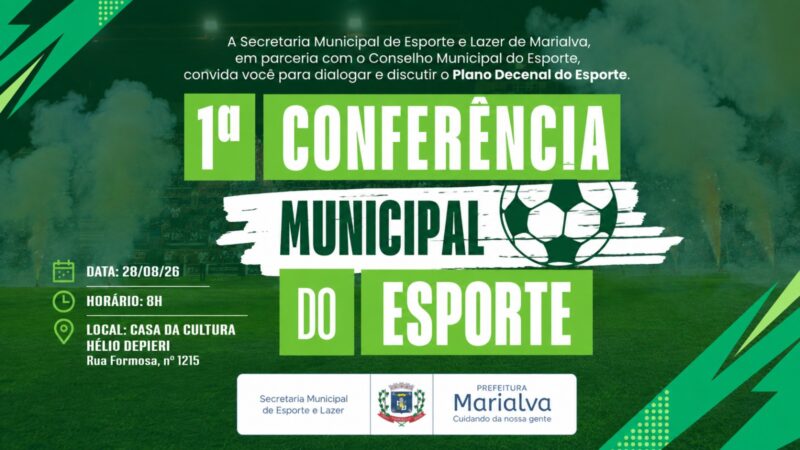 AO VIVO – 1ª Conferência Municipal do Esporte de Marialva  Plano Decenal do Esporte