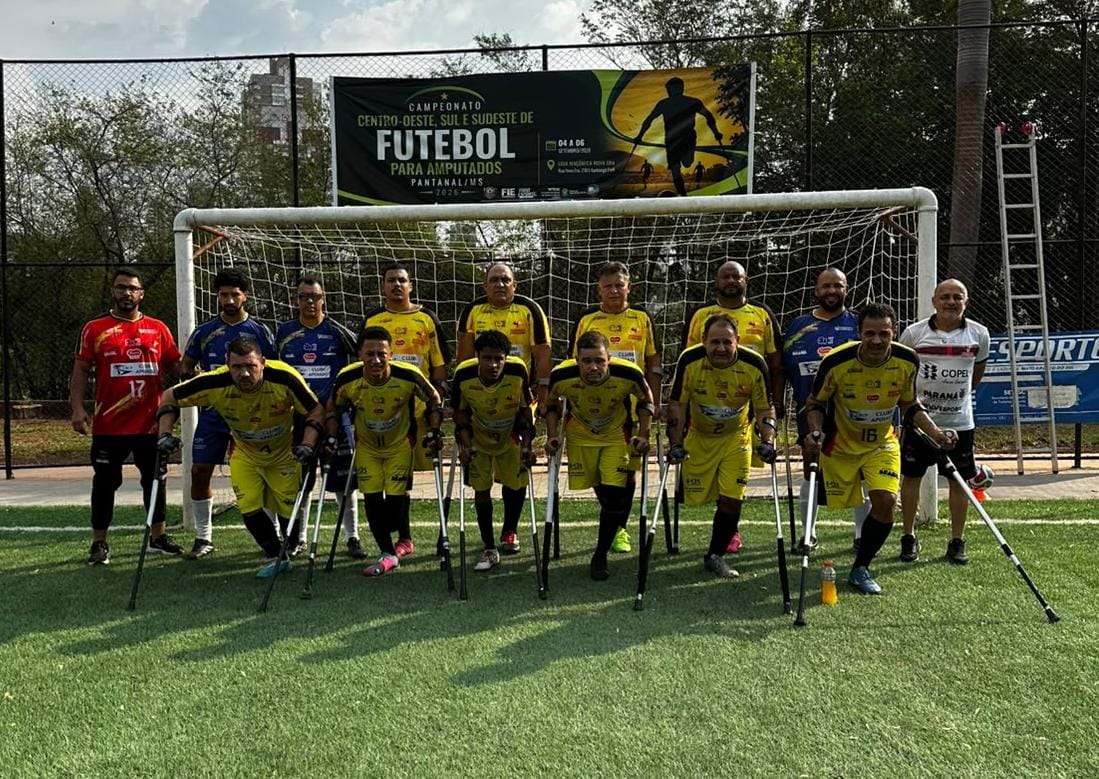 Assama Maringá conquista 3º lugar em Campo Grande e garante vaga na Copa do Brasil de Futebol para Amputados de 2027