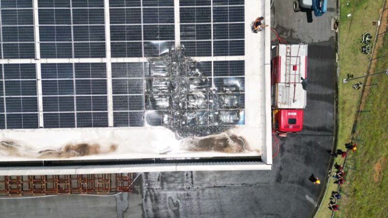 Incêndio em sistema fotovoltaico traz lições sobre segurança