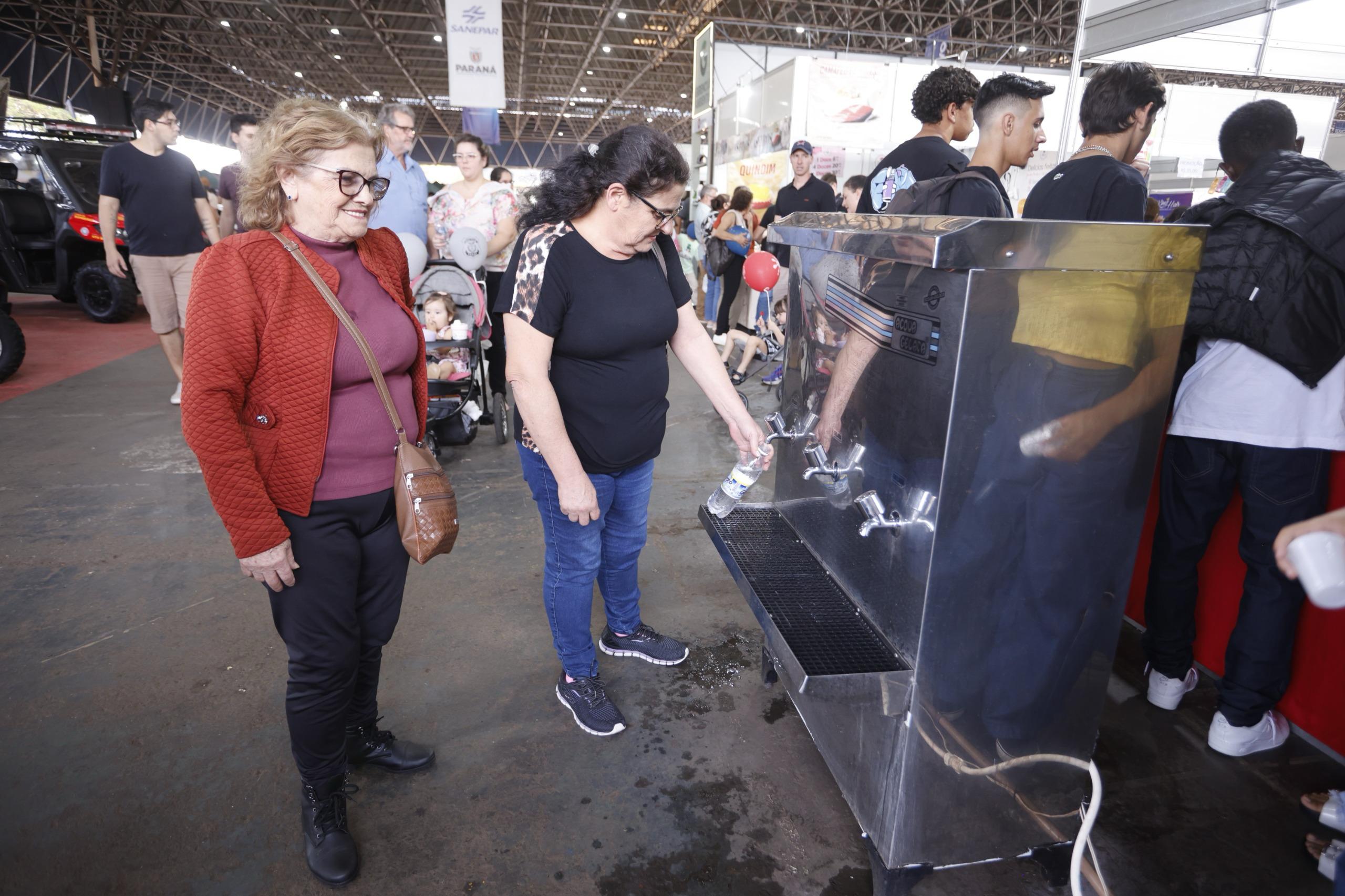 51ª Expoingá disponibiliza 13 pontos de bebedouro com água gelada e natural