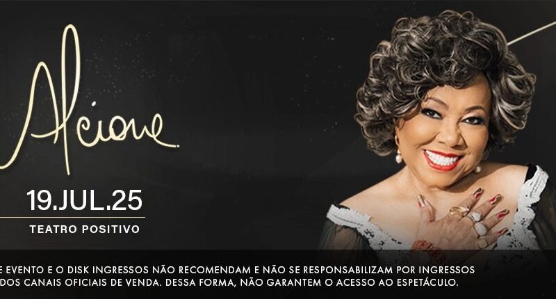 Alcione, Thalles Roberto e Festival de Arte e Cultura Urbana comandam programação de julho no Teatro Positivo