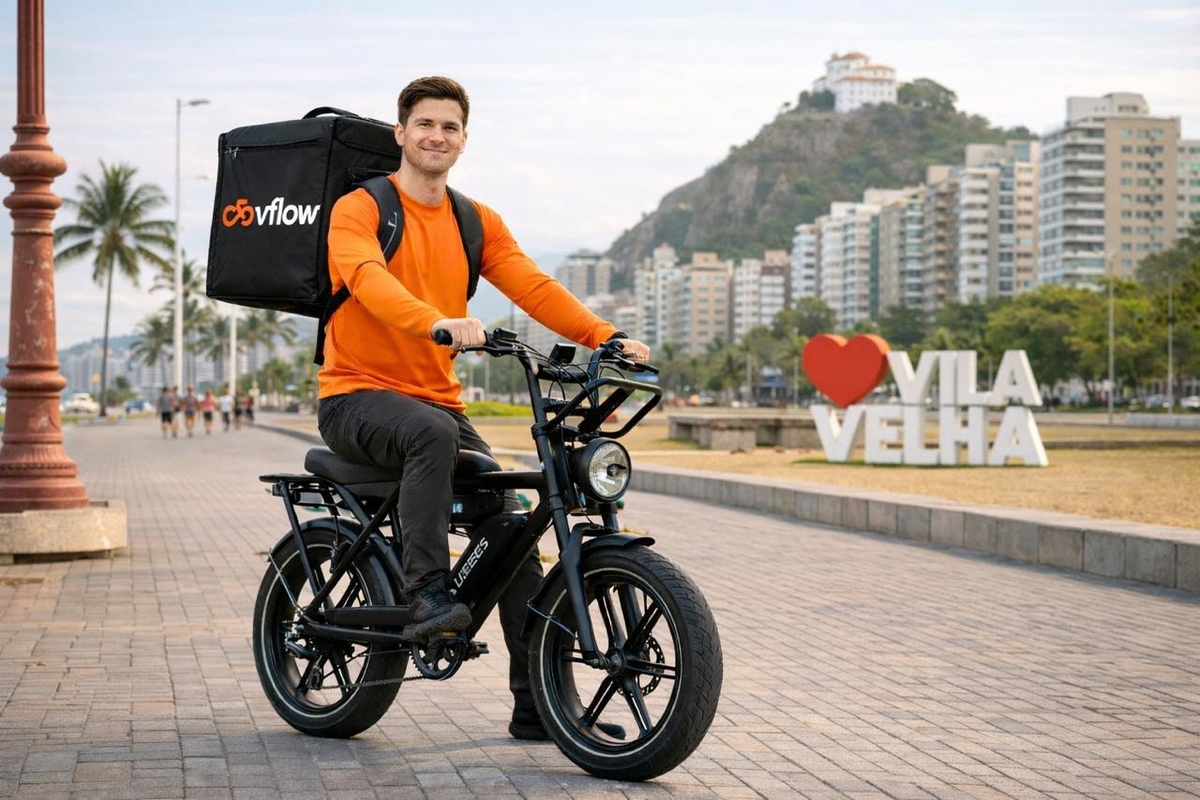 VFlow aposta em locação de e-bikes para entregadores