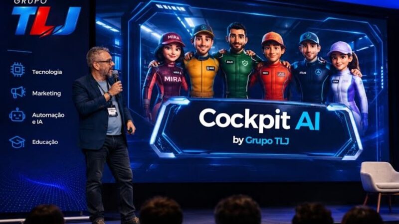 Grupo TLJ lança Cockpit AI, equipe de agentes de IA no CRM