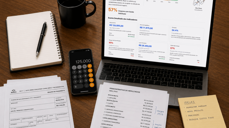 IA diagnostica finanças de pequenas empresas em 10 minutos