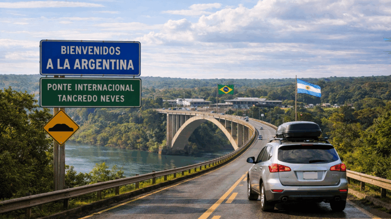 Carta Verde é obrigatória para viagens de carro no Mercosul