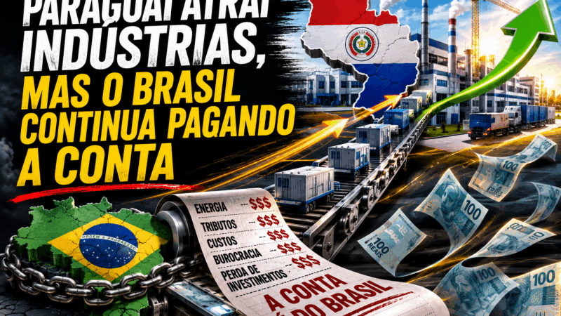 Se o Brasil seguisse Trump, empresas que foram produzir no Paraguai deveriam ser taxadas para vender aos brasileiros