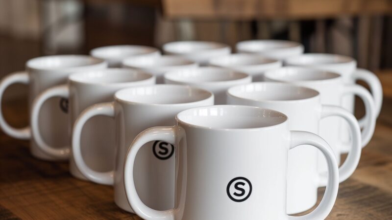 Canecas personalizadas são opção para presentes corporativos