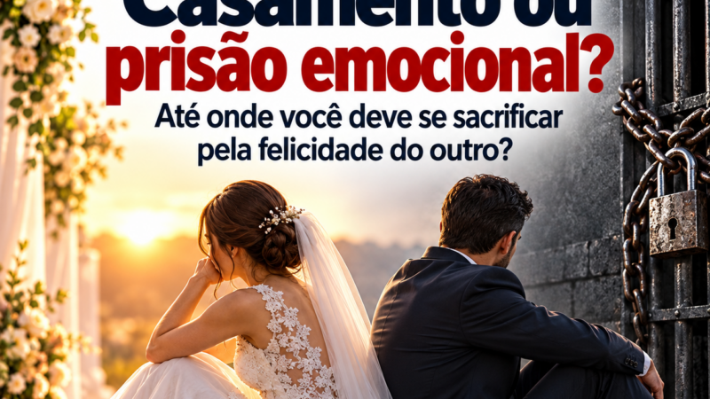 Casamento ou prisão emocional? Até onde você deve se sacrificar pela felicidade do outro?