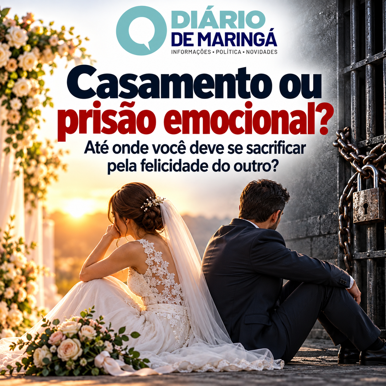 Casamento ou prisão emocional? Até onde você deve se sacrificar pela felicidade do outro?