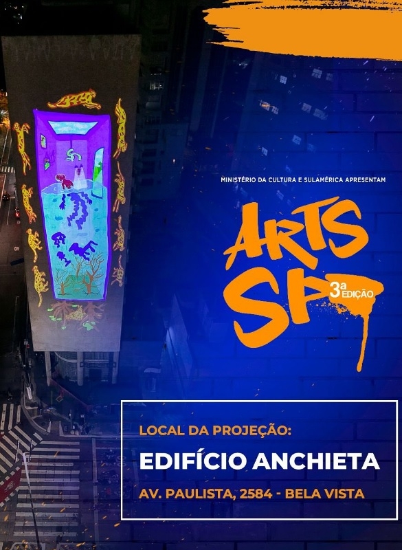 Arts SP – 3ª edição conecta arte urbana, tecnologia e música em projeções