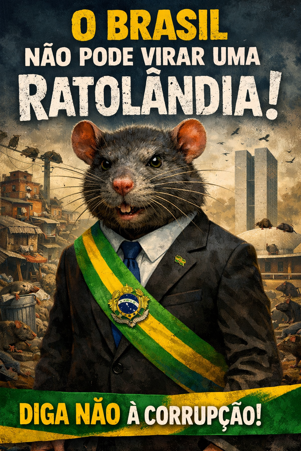 O Brasil não pode virar uma Ratolândia